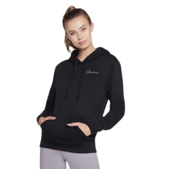 Skechers Tops - Skechers Women's Signature Pullover Hoodie Hooded Sweatshirt NWT White